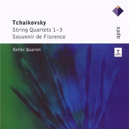 Keller Quartett & Peter Iljitsch Tschaikowsky (1840-1893) - String Quartets 1-3/Souvenir D (2 CDs)