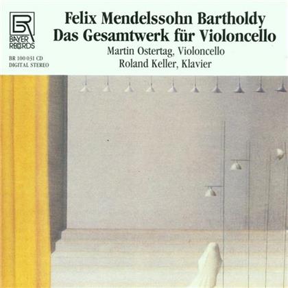 Ostertag Martin, Cello / Keller, Klavier & Felix Mendelssohn-Bartholdy (1809-1847) - Sonate Fuer Cello & Klavier Op