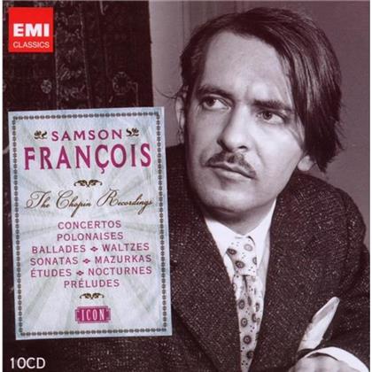 Samson François & Frédéric Chopin (1810-1849) - Icon - Samson Francois (10 CDs)