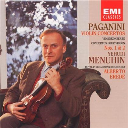 Sir Yehudi Menuhin & Nicolò Paganini (1782-1840) - Violinkonzert 1,2