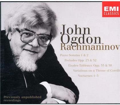John Ogdon & Sergej Rachmaninoff (1873-1943) - Klaviersonate 1,2 (3 CDs)