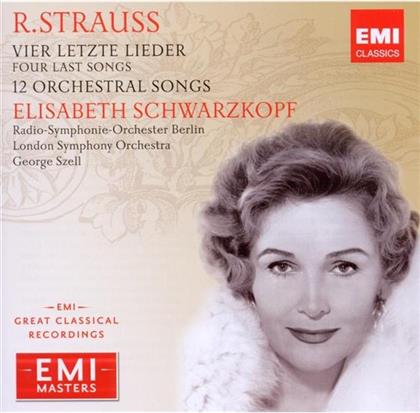Schwarzkopf Elisabeth / Szell & Richard Strauss (1864-1949) - Vier Letzte Lieder/12 Lieder