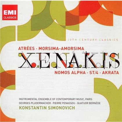 Simonovich & Iannis Xenakis (1922-2001) - Atrees / Morsima-Amorsima / Nomos Alpha (2 CDs)