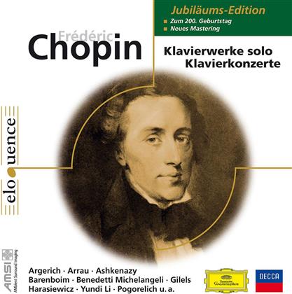 Frédéric Chopin (1810-1849), Martha Argerich, Claudio Arrau, Daniel Barenboim & Ivo Pogorelich - Jubiläumsedition 200. Geburtstag (10 CDs)