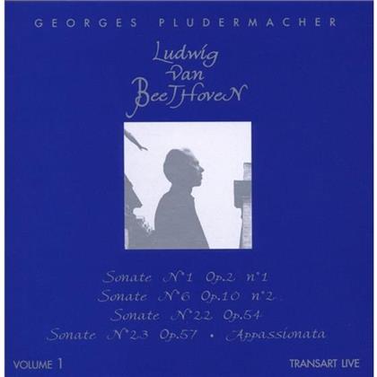 Georges Pludermacher & Ludwig van Beethoven (1770-1827) - Sonates No1 Op. 2/No6 Op.10/No22 Op.54/