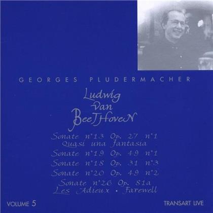 Georges Pludermacher & Ludwig van Beethoven (1770-1827) - Sonates No13 Op. 27/No19 Op. 49/No18 Op3