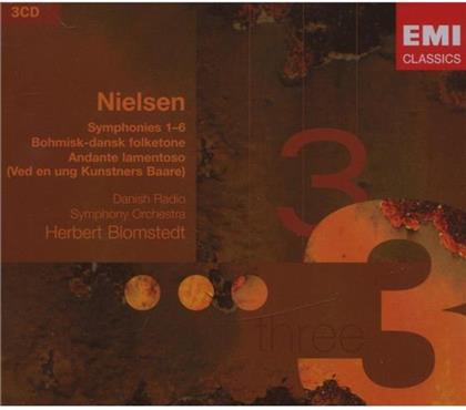 Herbert Blomstedt & Carl August Nielsen (1865-1931) - Symphonies (3 CDs)