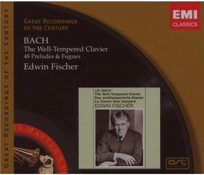 Edwin Fischer & Johann Sebastian Bach (1685-1750) - Groc - The Well Tempered Clavier (3 CDs)