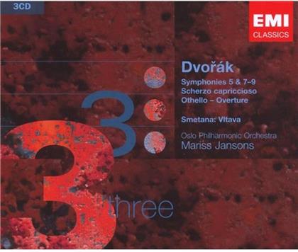 Mariss Jansons & Antonin Dvorák (1841-1904) - Symphonies (3 CDs)