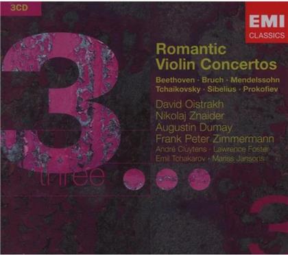 Oistrakh David / Zimmermann / Dumay / + & --- - Romantic Violin Concertos (3 CDs)
