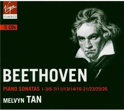Melvyn Tan & Ludwig van Beethoven (1770-1827) - Klaviersonaten (5 CDs)