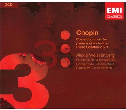 Alexis Weissenberg & Frédéric Chopin (1810-1849) - Piano Concertos (3 CDs)