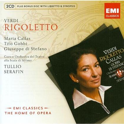 Giuseppe Verdi (1813-1901), Tullio Serafin, Maria Callas, Giuseppe Di Stefano & Tito Gobbi - Rigoletto (2 CDs)