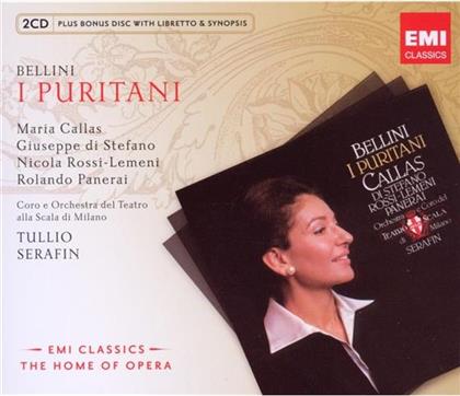 Callas / Serafin / Di Stefano / Var. & Vincenzo Bellini (1801-1835) - I Puritani (3 CDs)