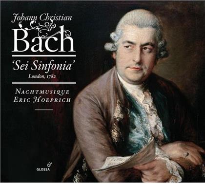 Hoeprich Eric / Nachtmusique & Johann Christian Bach (1735-1782) - 6 Sinfonien F. 2 Klar.,2 Jagdh.,U.Fagott
