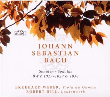 Weber Ekkehard, Hill Robert & Johann Sebastian Bach (1685-1750) - Sonate Fuer Cembalo Obbligato & Cello