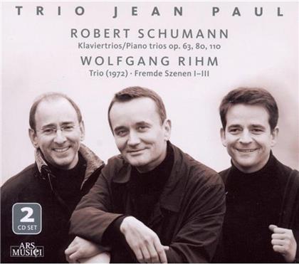 Jean Paul Trio & Wolfgang Rihm (*1952) - Fremde Szene Nr1-Nr3, Trio Fuer (2 CDs)
