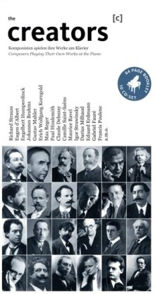 Mahler / Reger / Korngold / Poulenc & --- - Creators - Komponisten Spielen (10 CDs)