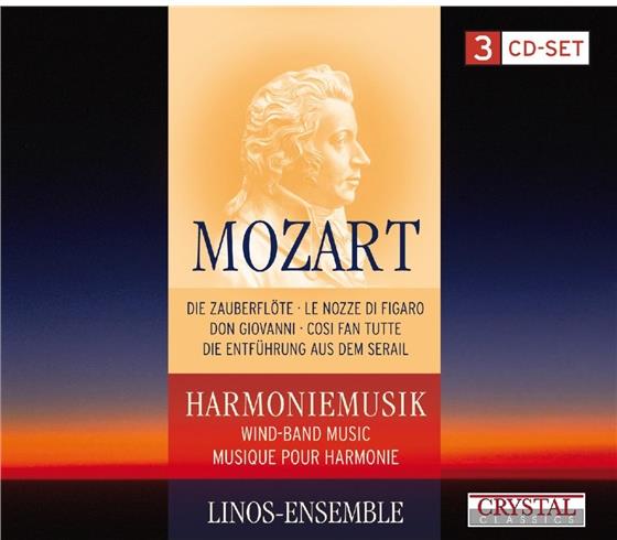 Linos Ensemble & Wolfgang Amadeus Mozart (1756-1791) - Harmoniemusik (3 CDs)