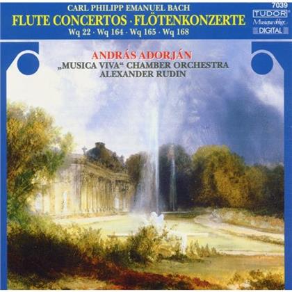 András Adorján & Carl Philipp Emanuel Bach (1714-1788) - Flötenkonz.Wq22,164,165,168