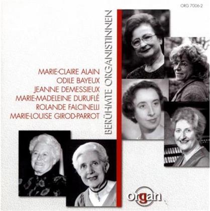 Alain / Bayeux / Durufle & Durufle/Dupre/Alain/Langlais/Goudimel Ua - Berühmte Organistinnen