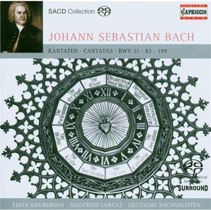 Edita Gruberova & Johann Sebastian Bach (1685-1750) - Kantaten Bwv 51,82,199 (SACD)