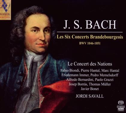 Johann Sebastian Bach (1685-1750), Jordi Savall & Le Concert des Nations - Les Six Concerts Brandebourgeouis (2 Hybrid SACDs)