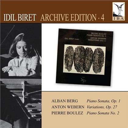 Idil Biret & Berg / Webern / Boulez - Klavierwerke