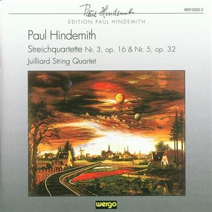 Juilliard String Quartet & Paul Hindemith (1895-1963) - Streichquartette Nos.3 & 5