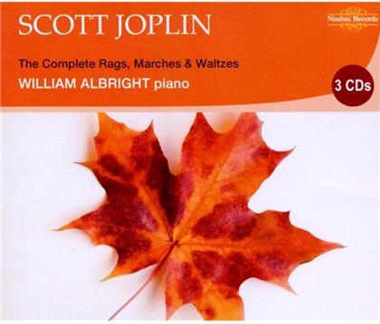 William Albright & Scott Joplin - Gesamtaufnahme Rags, Marches & Waltzes (3 CDs)