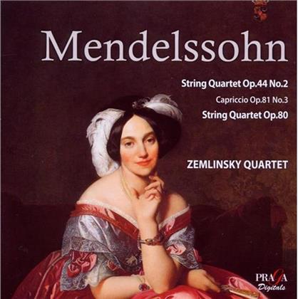Zemlinsky Quartet & Felix Mendelssohn-Bartholdy (1809-1847) - Capriccio Op81/3, Quartett Nr2