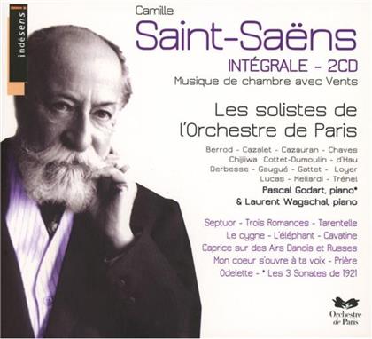 Godart Pascal, Klavier /Wagschal Laurent & Camille Saint-Saëns (1835-1921) - Blaeserkammermusikwerk (2 CDs)