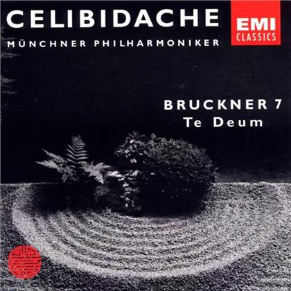 Celibidache Sergiu / Mp & Anton Bruckner (1824-1896) - Sinfonie Nr.7 / Te Deum (2 CDs)