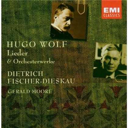 Fischer-Dieskau Dietrich / Moore / Rsos & Hugo Wolf (1860-1903) - Lieder & Orchesterwerke (7 CDs)
