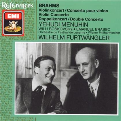 Menuhin / Furtwaengler / Div.Sol+O & Johannes Brahms (1833-1897) - Violinkonzert + Doppelkonzert