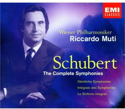 Muti Riccardo / Wp & Franz Schubert (1797-1828) - Sinfonie Nr. 1-6,8+9 (4 CDs)