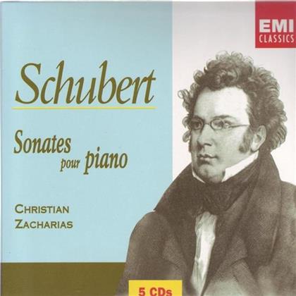 Christian Zacharias & Franz Schubert (1797-1828) - Klaviersonaten (5 CDs)