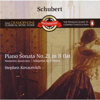 Stephen Kovacevich & Franz Schubert (1797-1828) - Klavierson.D.959 / Moments Mus.