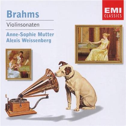 Johannes Brahms (1833-1897), Anne-Sophie Mutter & Alexis Weissenberg - Violinsonaten 1-3