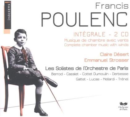 Les Solistes De L'Orchestre De Paris & Francis Poulenc (1899-1963) - Compl. Chamber Music With Winds And Pia. (2 CDs)