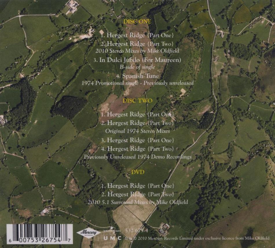 Hergest Ridge - Deluxe (2 CDs + DVD) by Mike Oldfield - CeDe.ch