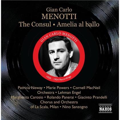 Sanzogno Nino / Neway / Powers / Panerai & Gian Carlo Menotti (1911-2007) - Consul / Amelia Al Ballo (2 CDs)