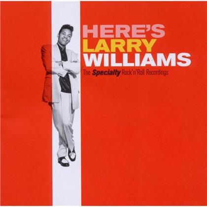 Larry Williams - Here's Larry Williams - Reissue