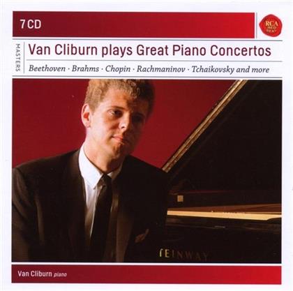 Cliburn Van / Rca Symphony Orchestra & Tchaikowsky / Chopin / Rachmaninoff - Die Grossen Klavierkonzerte (7 CD)