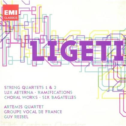 Artemis Quartett & György Ligeti (1923-2006) - Streichquartette 1 & 2/Etc. (2 CDs)