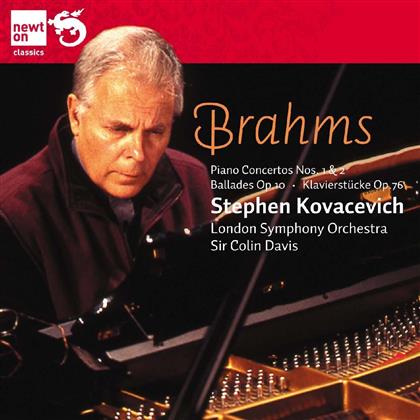 Stephen Kovacevich & Johannes Brahms (1833-1897) - Klavierkonzerte 1&2 / Balladen (2 CD)