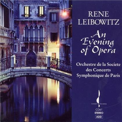 Rene Leibowitz & Bizet/Puccini/Dukas/Auber/Borodin/Mozart - An Evening Of Opera