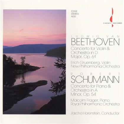 Grünberg Erich / Horenstein & Beethoven/Schumann/ - Violinkonzert Op.61 / Klavierkonzert