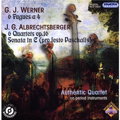 Authentic Quartet & Gregor Joseph Werner - Fuge A 4 (6)