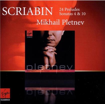 Mikhail Pletnev & Alexander Scriabin (1872-1915) - Preludes/Klaviersonaten 4 & 10